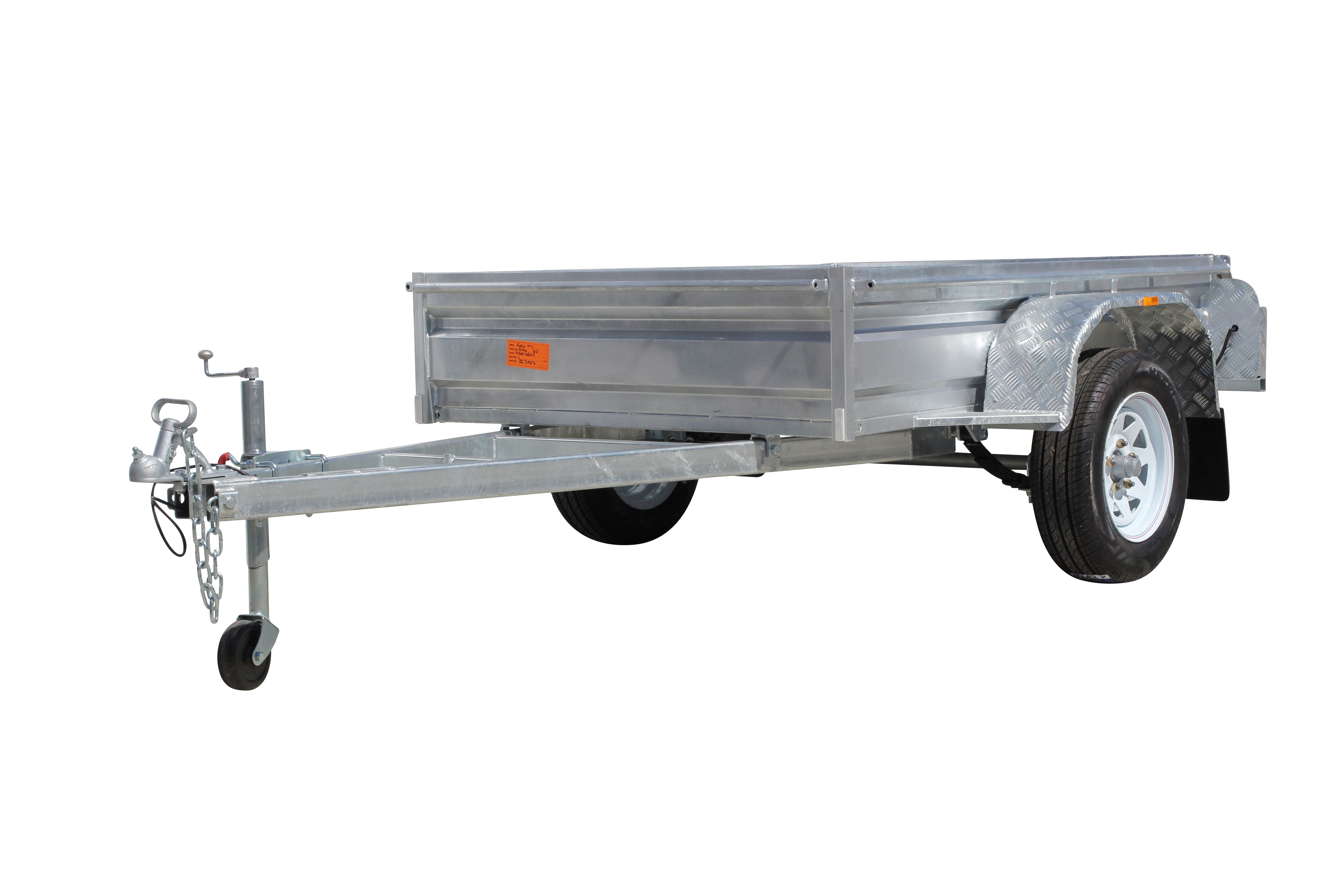6x4 Box Trailer Galvanised ATM 750KG