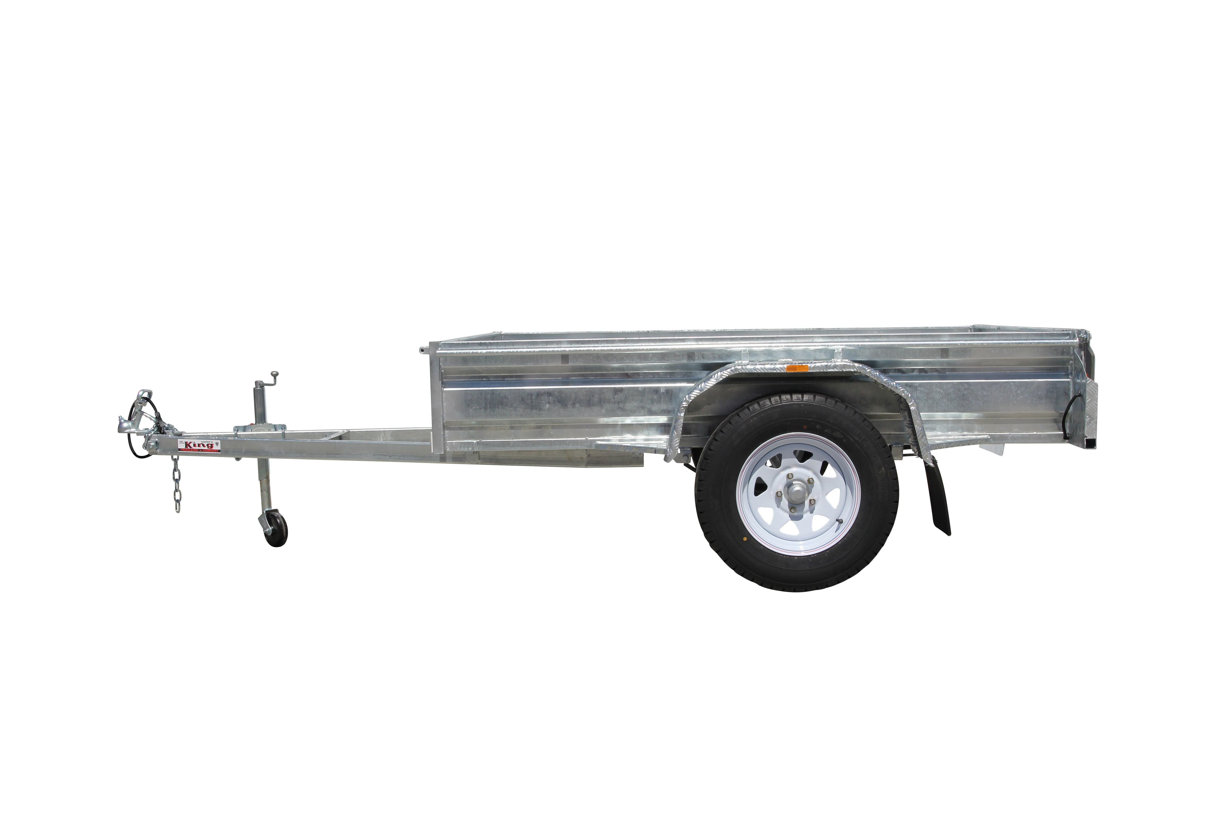 Box Trailer in galvanised finish