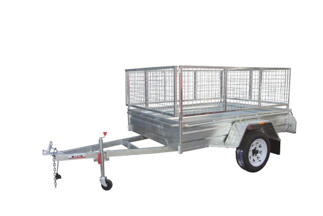 6x4 Box Trailer Galvanised ATM 750KG