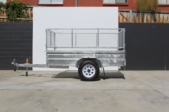 6x4 Box Trailer ATM 750KG Galvanised 1 foot 6 inch sides