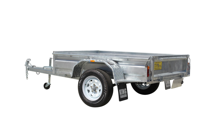 6x4 Box Trailer Galvanised ATM 750KG