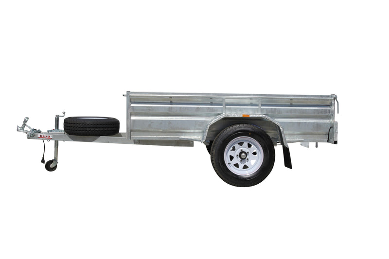 7x4 Galvanised Box Trailer 1 foot 6 inch sides