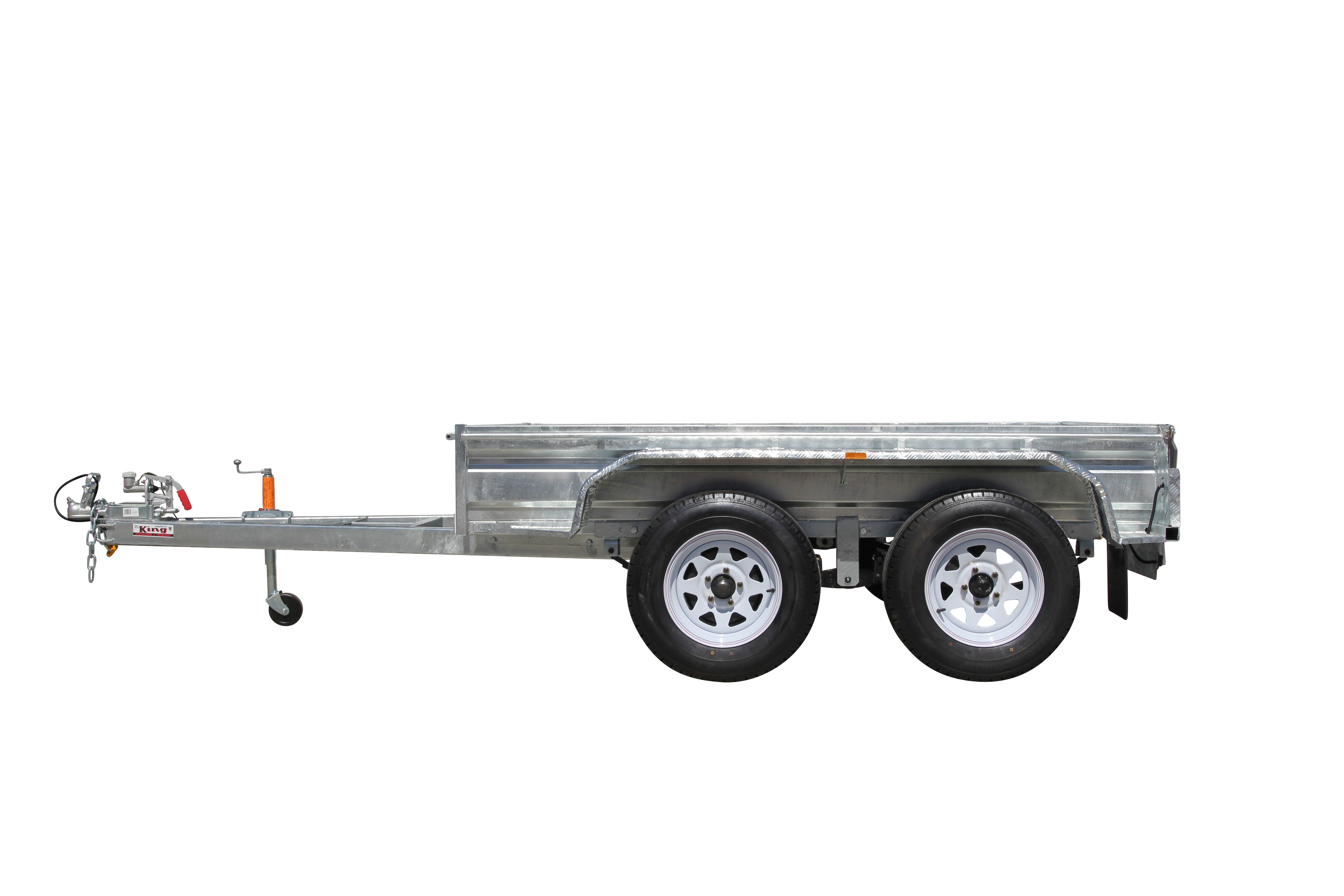 Box Trailer in galvanised finish
